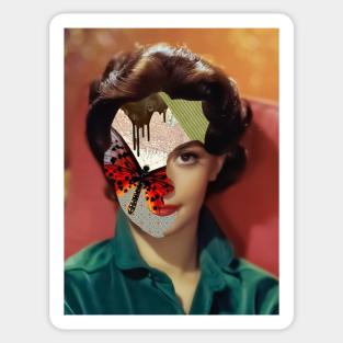 Face Paint - Surreal/Collage Art Sticker